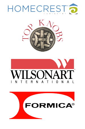 Cabinetry and home product brand logos
